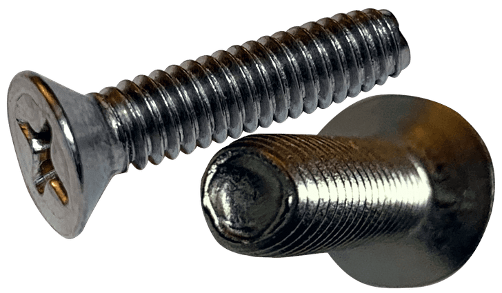 #4-40 x 3/8" Flat Head Phillips Thread Rolling Screw, 410 SS Passivated & Waxed (Box of 5,000)