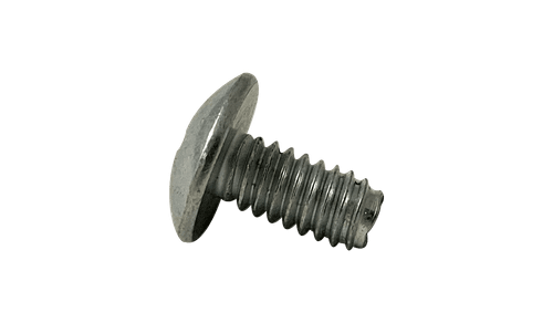#10-24 x 5/8" Truss Head Phillips Thread Rolling Screw, Steel Zinc Clear & Wax (Box of 5,000)