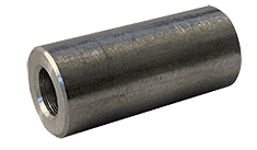 2" x 1/2" 1/8" Round Spacer, Aluminum (Box of 1,000)