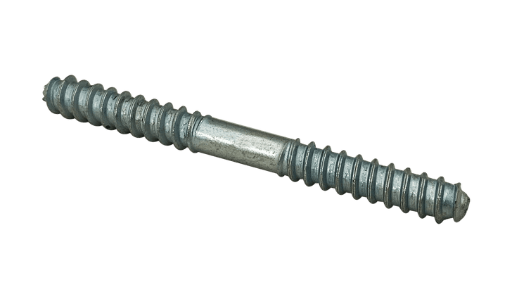 #8 x 1-1/2" Dowel Screw, Steel, Zinc Clear (Box of 5,000)