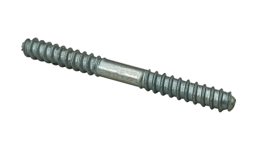 3/16" x 3" Dowel Screw, Steel, Zinc Clear (Box of 2,500)