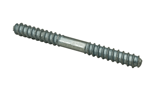 1/4" x 2-1/2" Dowel Screw, Steel, Zinc Clear (Box of 2,000)