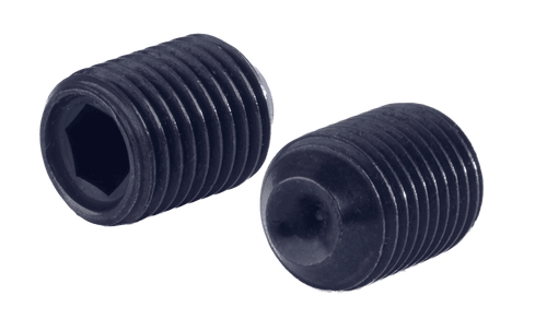 5/16"-24 x 5/8" Cup Point Socket Set Screw, Fine Thread, Alloy Steel, Plain (Box of 100)