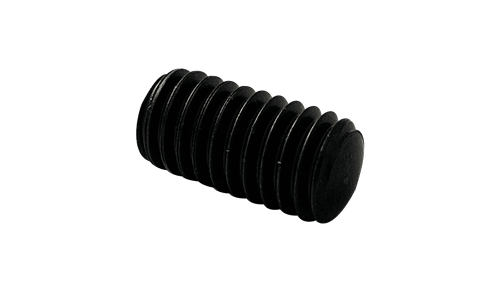 #6-32 x 1/4" Oval Point Socket Set Screw, Alloy Steel, Thermal Black Oxide (Box of 5,000)
