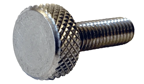 #10-32 x 3/8" Knurled Thumb Screw, 18-8 Stainless Steel - FT (Box of 50)