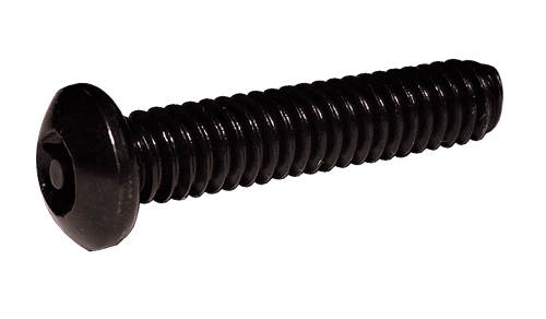 #10-32 x 5/8" Pin-In Torx Drive Button Head Security Machine Screw, 18-8 Stainless Steel, Black Oxide - FT (Box of 2,000)