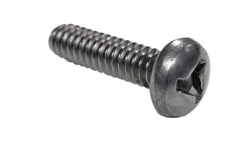 #10-24 x 3/4" Tri-Wing Security Pan Head Machine Screw, 18-8 Stainless Steel - FT (Box of 2,000)