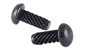 #14 x 5/8" Round Head Type U Drive Screw, Steel, Black Oxide Coated (Box of 3,000)