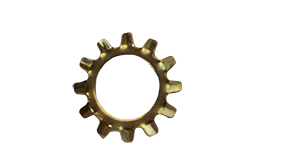 5/8 External Tooth Lock Washer, Steel, Zinc Yellow (Box of 2,000)