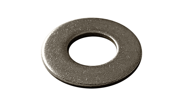 #4 SAE Flat Washer, 18-8 Stainless Steel (Box of 5,000)