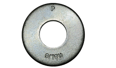 1 1/2 USS Flat Washer, Steel, Zinc Clear, Made in USA (Box of 75)
