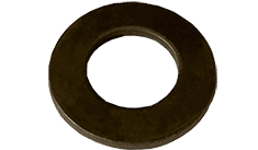 1/4 Heavy Duty USS Flat Washer, Thru-Hardened Steel, Zinc Yellow, Made in USA (Box of 6,500)