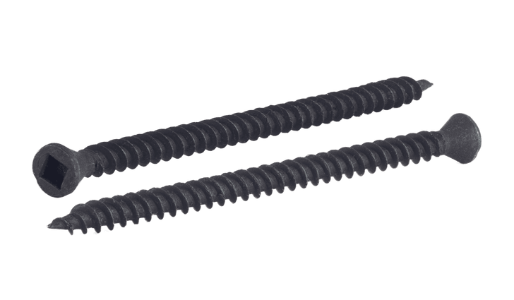 #6-18 x 1-5/8" Trim Head Square Drive Screw, Steel, Phosphate Coated (Box of 5,000)