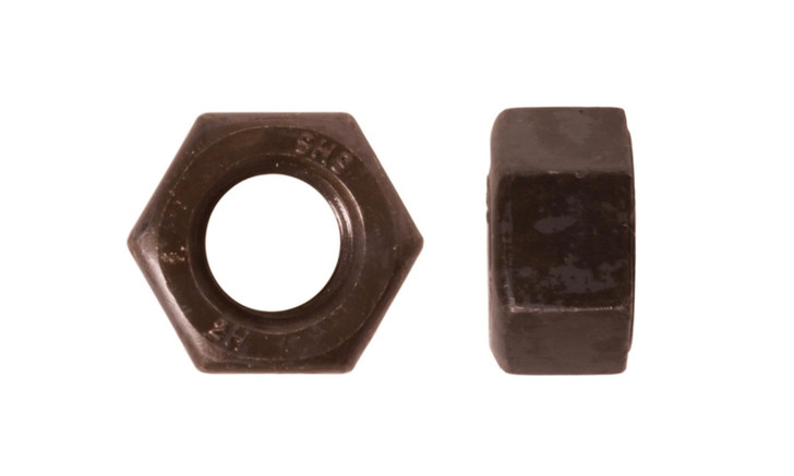 3/4"-10 UNC 2H Heavy Hex Nut, Plain, Domestic