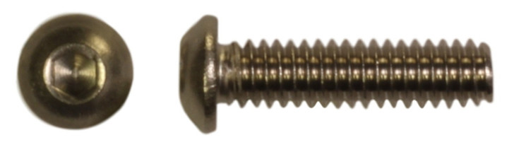 3/8"-16 x 1-1/4" Button Head Socket Cap Screw, 316 Stainless Steel