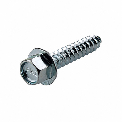 5/16" x 2-1/2" Garage Door HWH Sheet Metal Screws (7/16" AF, 5/16" HH), Type A, Zinc (Box of 1,000)