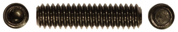 #8-32 x 7/8" Flat Point Socket Set Screw, Alloy Steel (Package of 100)