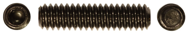 7/16"-14 x 3/8" Flat Point Socket Set Screw, Alloy Steel (Box of 1000)