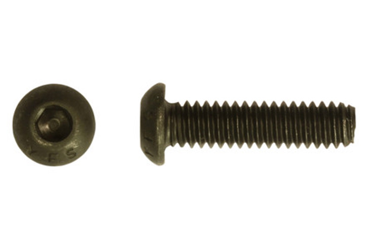 #4-40 x 1/4" Button Head Socket Cap Screw, Alloy Steel (Box of 2500)
