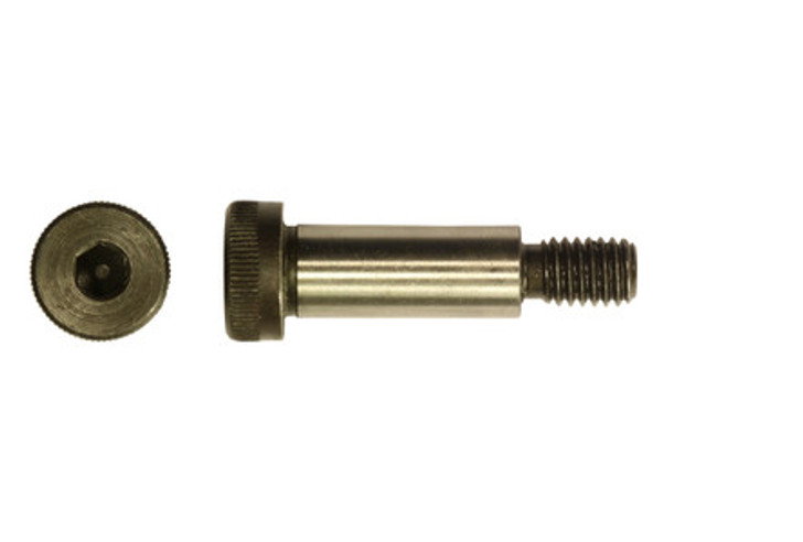 M6 x 12mm Socket Shoulder Bolt, with M5-0.80 thread, 12.9 Alloy Steel (Package of 25)