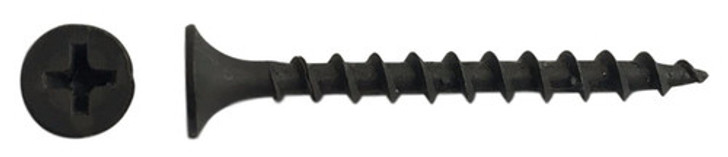 #8 x 2-3/4" Phillips Bugle Head Drywall Screw, Coarse Thread, Phosphate (Box of 2000)