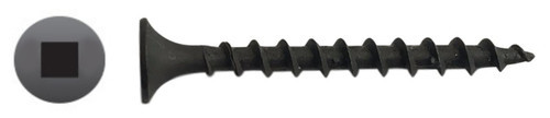 #10 x 1" Square Bugle Head Drywall Screw, Coarse Thread, Phosphate (Box of 4500)