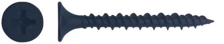 #6 x 2-1/4" Phillips Bugle Head Drywall Screw, High-Low Thread, Phosphate (Box of 3000)