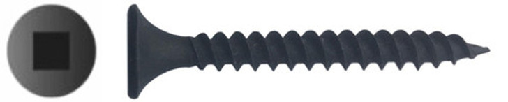 #8 x 3" Square Bugle Head Drywall Screw, Fine Thread, Phosphate (Box of 2000)