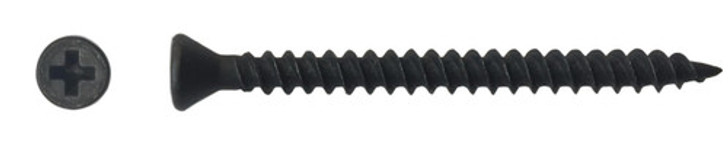 #8 x 3" Trim Head Drywall Screw, Steel, Phosphate Coated (Box of 3000)