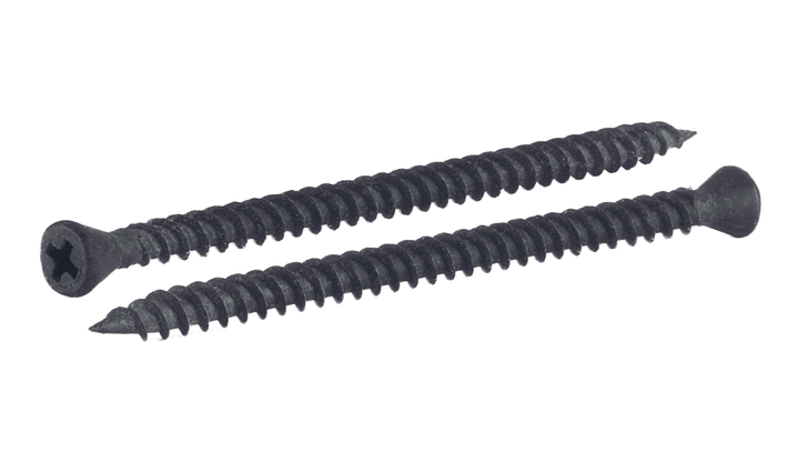 #8 x 3" Trim Head Drywall Screw, Steel, Phosphate Coated (Box of 3000)