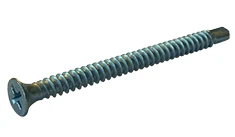 #8 x 2-3/8" Phillips Bugle Head Self-Drilling Drywall Tek Screw, Zinc (Box of 2000)