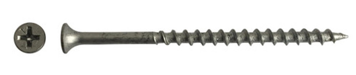 #6 x 1-1/4" Phillips Bugle Head Deck Screw, Dacrotized (Box of 8000)