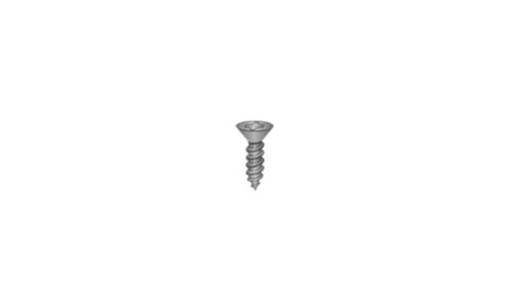 #6-18 x 2" Phillips Flat Head Sheet Metal Screw, Type A, Steel, Black Oxide Coated (Box of 4000)