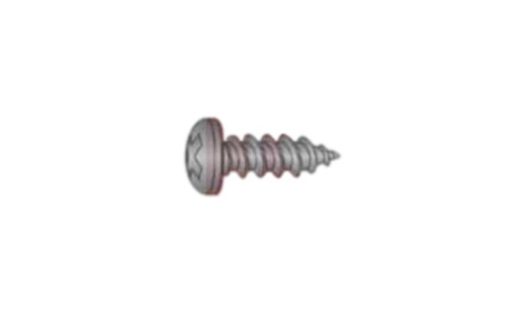 #8-15 x 1" Phillips Pan Head Sheet Metal Screw, Type A, Steel, Black Oxide Coated (Box of 5000)
