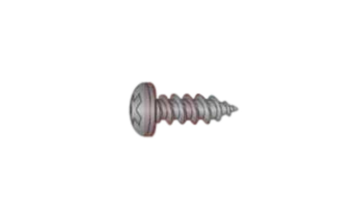 #6-18 x 3/8" Phillips Pan Head Sheet Metal Screw, Type A, Steel, Zinc Black (Box of 10000)