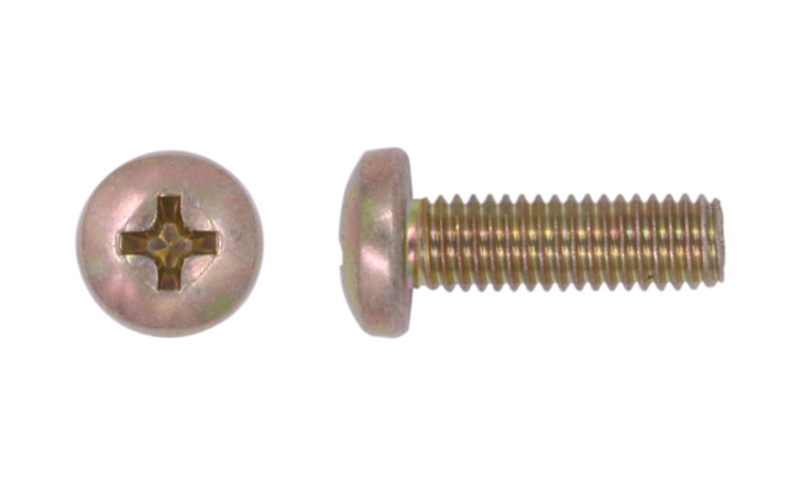 MS35206-236 Pan Phil M/S, Steel Cad Yellow (Box of 5000)