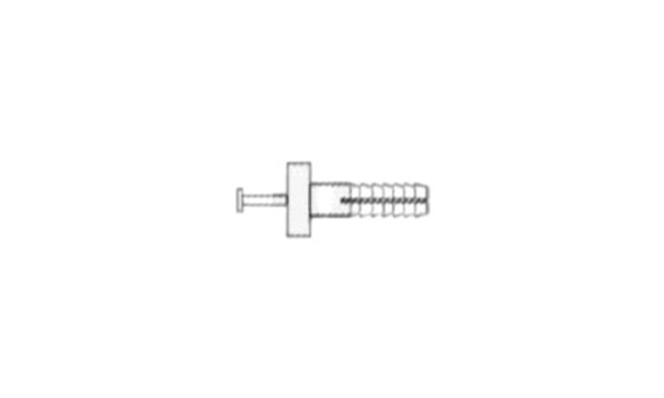 1/4 x 1" Nylon/Steel Round Head Drive Pin Rivet (Box of 1000)