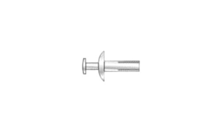 3/16 x 1/8" Aluminum/Aluminum Brazier Head (Tamper Resistant) Drive Pin Rivet (Box of 1000)