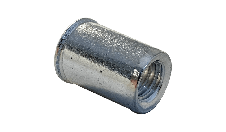 #8-32 x .080" Threaded Insert, Small Flat Head, Aluminum (Box of 1000)
