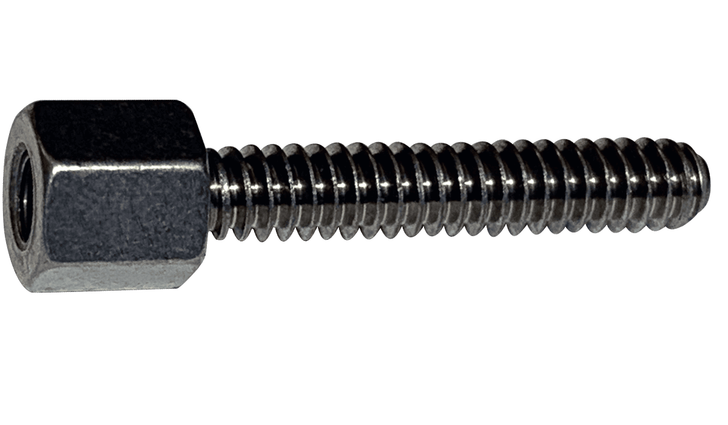 #4-40 x 3/16" Hex Jack Screw, 303 Stainless Steel (Box of 500)