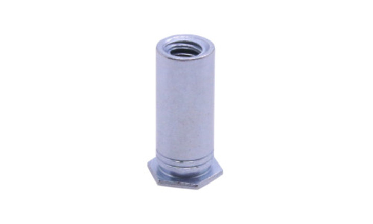 4-40 x 1/2" Self-Clinching Standoff, Through Thread, Steel, Zinc (Box of 1000)