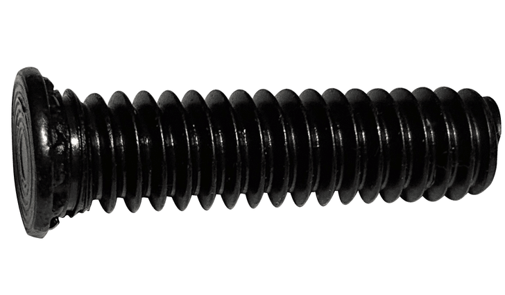 #8-32 x .500" Self-Clinching Stud, Flush Head, Steel, Black Oxide (Box of 10000)