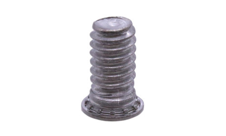 #8-32 x .875" Self-Clinching Stud, Flush Head, Steel, Zinc (Box of 8000)