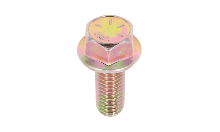 1/4"-20 x 1/2" Non-Serrated Flange Bolt, Grade 8, Zinc Yellow (Box of 2700)