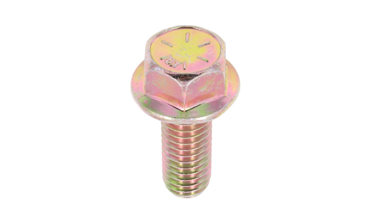 1/4"-20 x 2-1/2" Non-Serrated Flange Bolt, Grade 8, Zinc Yellow (Box of 900)