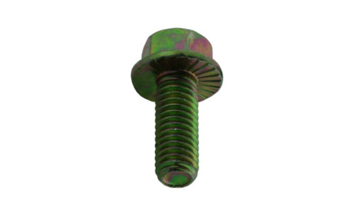 1/4"-20 x 1" Serrated Flange Bolt, Grade 5, Zinc Yellow (Box of 2000)