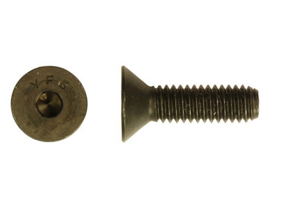 Brass Tip Set Screw 3/8-16 X 1/2 Black Oxide [15/Box]