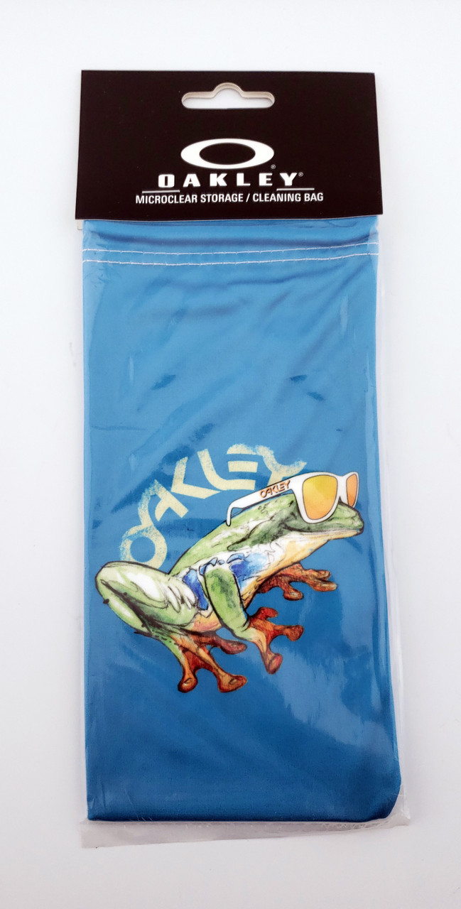 Oakley Rock the Frogskins Blue Microbag for Oakley X Metal