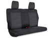 Rear Seat Cover for '11'12 Jeep Wrangler JK, 2 door - Black and grey