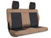 Rear Seat Cover for '11'12 Jeep Wrangler JK, 2 door - Black and tan